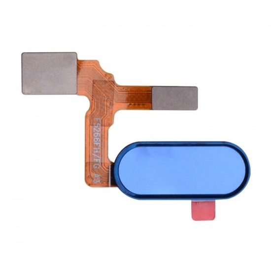 Καλωδιοταινία Κεντρικού Κουμπιού / Home Button Flex για Huawei Honor 9 - Χρώμα: Μπλε