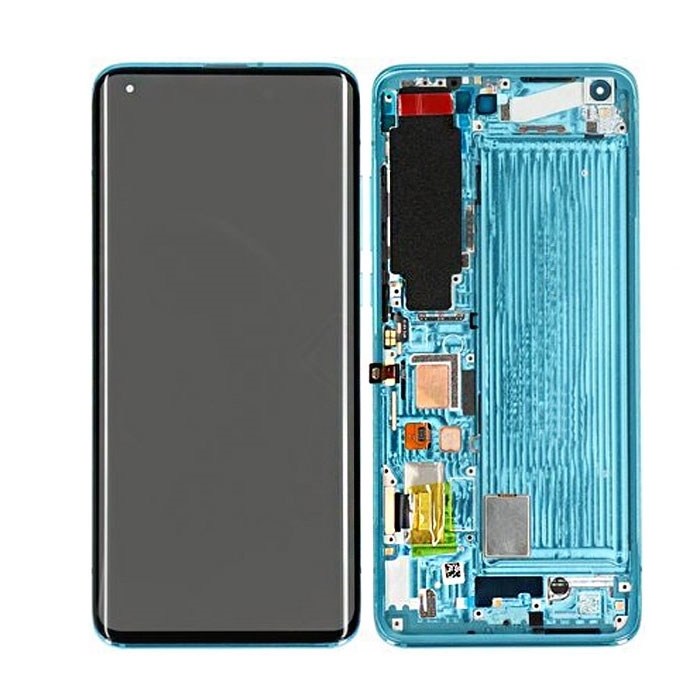 OEM Οθόνη LCD με Μηχανισμό Αφής και Πλαίσιο για Xiaomi MI 10 (C version) - Χρώμα: Πράσσινο