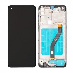 OLED Οθόνη LCD με Μηχανισμό Αφής και πλαίσιο για Samsung  Galaxy A30S A307 Χρώμα: Μαύρο