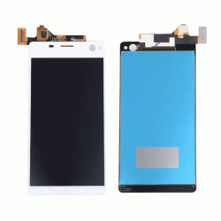Οθόνη LCD με Μηχανισμό Αφής για Sony C4 (E5303) - Χρώμα: Λευκό