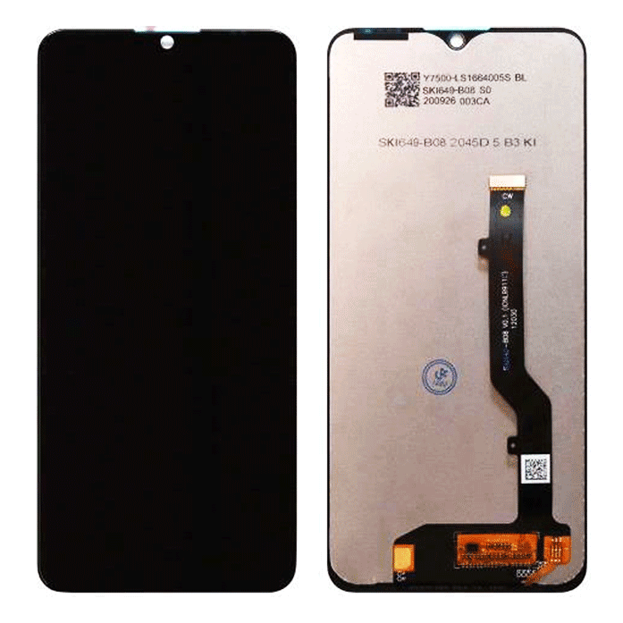 LCD Display With Touch Mechanism For ZTE Blade A7s 2020 - Color: Black