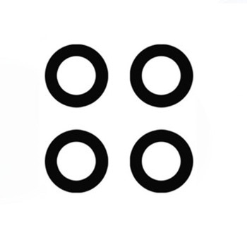 Camera lens for Huawei NOVA 8i - Color: Black