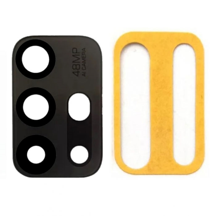 Camera glass for Motorola G10 - Color: Black