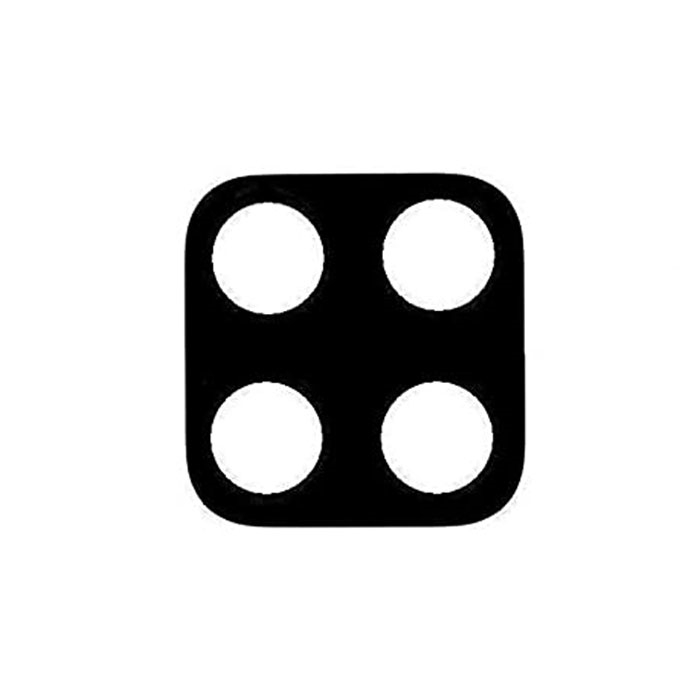 Camera glass for Motorola G9 - Color: Black