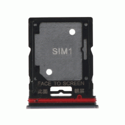 Υποδοχή κάρτας SIM Tray για Xiaomi REDMI NOTE 11 PRO PLUS -  Χρώμα: Μαύρο