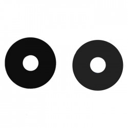 Τζαμάκι κάμερας (Camera Lens) για Xiaomi XIAOMI REDMI A1 - Χρώμα: Μαύρο