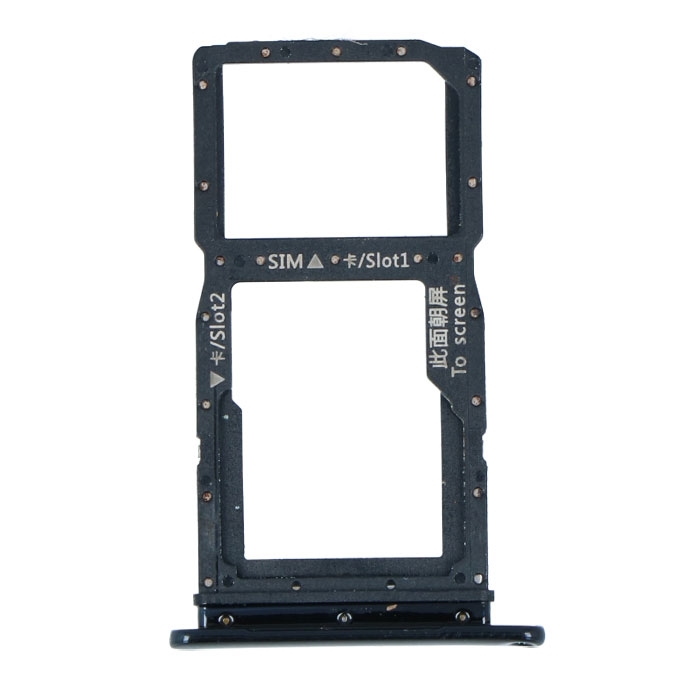 SIM Tray for Huawei HONOR 9X - Color: Black