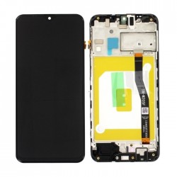 Incell Οθόνη LCD με Μηχανισμό Αφής και Πλαίσιο για Samsung Galaxy M20 M205F - Χρώμα: Μαύρο
