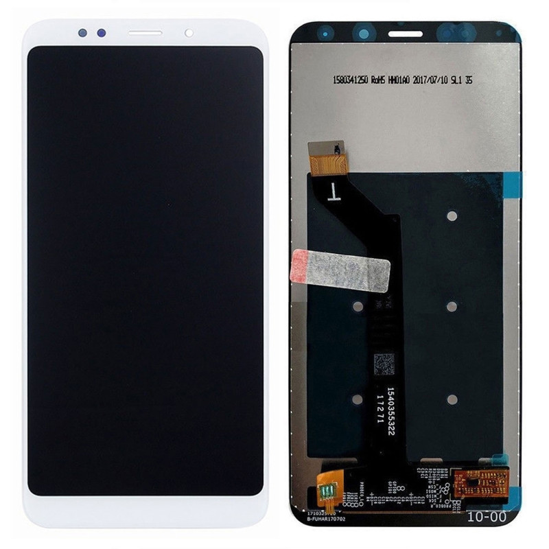 OEM LCD Complete for Xiaomi Redmi 5 Plus - Color: White