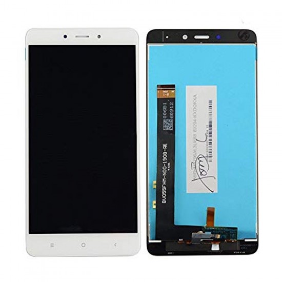 OEM Οθόνη LCD με Μηχανισμό Αφής για Xiaomi Redmi Note 4 Mediatek - Χρώμα: Λευκό OEM Οθόνη LCD με Μηχανισμό Αφής για Xiaomi Redmi Note 4 Mediatek - Χρώμα: Λευκό