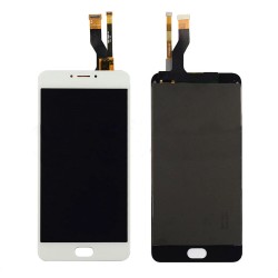 Οθόνη LCD με Μηχανισμό Αφής για Meizu M3 Note (M681) - Χρώμα: Λευκό