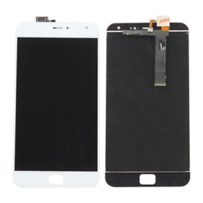 LCD Screen with Touch Digitizer for Meizu MX4 Pro - Color: White