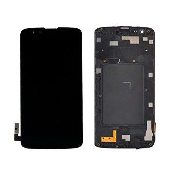 LCD Screen and Touch Screen Digitizer and Frame for LG K7 (X210) - Color: Black