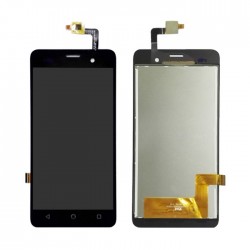 Οθόνη LCD με Μηχανισμό Αφής για Wiko Jerry - Χρώμα: Μαύρο