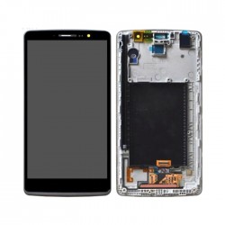 Οθόνη LCD με Μηχανισμό Αφής και Πλαίσιο για LG G4 Stylus H635N - Χρώμα: Μαύρο