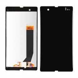 Οθόνη LCD με Μηχανισμό Αφής για Sony Xperia ZL - Χρώμα: Μαύρο