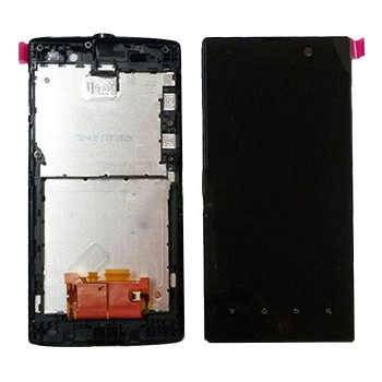 LCD Complete with Frame for Sony Xperia  Ion LT28 - Color: Black