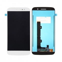 Οθόνη LCD με Μηχανισμό Αφής για Motorola Moto M XT1663 - Χρώμα: Λευκό