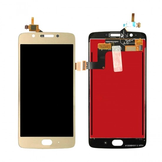 Οθόνη LCD με Μηχανισμό Αφής για Motorola Moto G5 XT1670 / XT1671 / XT1672 / XT1675 - Χρώμα: Χρυσό Οθόνη LCD με Μηχανισμό Αφής για Motorola Moto G5 XT1670 / XT1671 / XT1672 / XT1675 - Χρώμα: Χρυσό