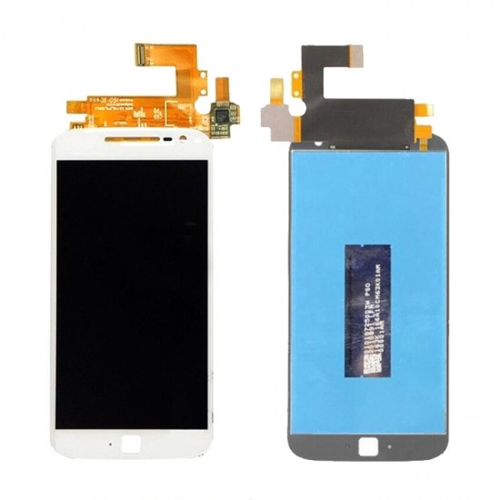 Οθόνη LCD με Μηχανισμό Αφής για Motorola Moto G4 Plus XT1641 - Χρώμα: Λευκό Οθόνη LCD με Μηχανισμό Αφής για Motorola Moto G4 Plus XT1641 - Χρώμα: Λευκό