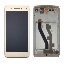 Οθόνη LCD με Μηχανισμό Αφής και Πλαίσιο για Lenovo Vibe S1 S1a40 - Χρώμα: Χρυσό