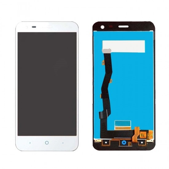 Οθόνη LCD με Μηχανισμό Αφής για ZTE Blade S6 Plus / Lux Q7 - Χρώμα: Λευκό Οθόνη LCD με Μηχανισμό Αφής για ZTE Blade S6 Plus / Lux Q7 - Χρώμα: Λευκό