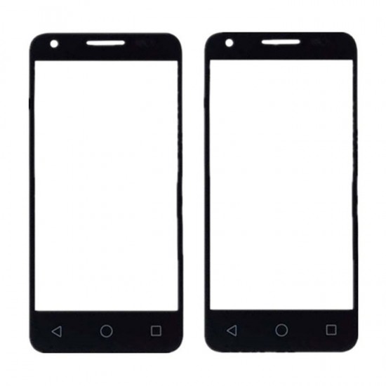 Τζαμάκι Οθόνης Lens για Alcatel One Touch Pixi 3 4.5 4027D 4027X - Χρώμα: Μαύρο