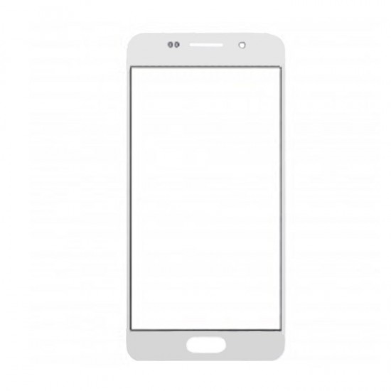 Τζαμάκι οθόνης Lens για Samsung Galaxy A3 2016 A310F - Χρώμα: Λευκό
