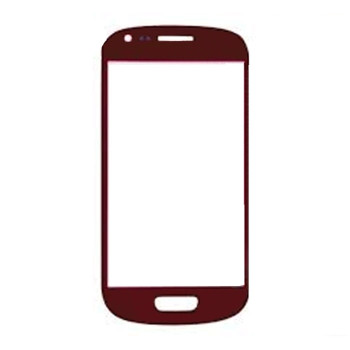 LCD Lens for Samsung Galaxy S3 Mini i8190 - Color: Red