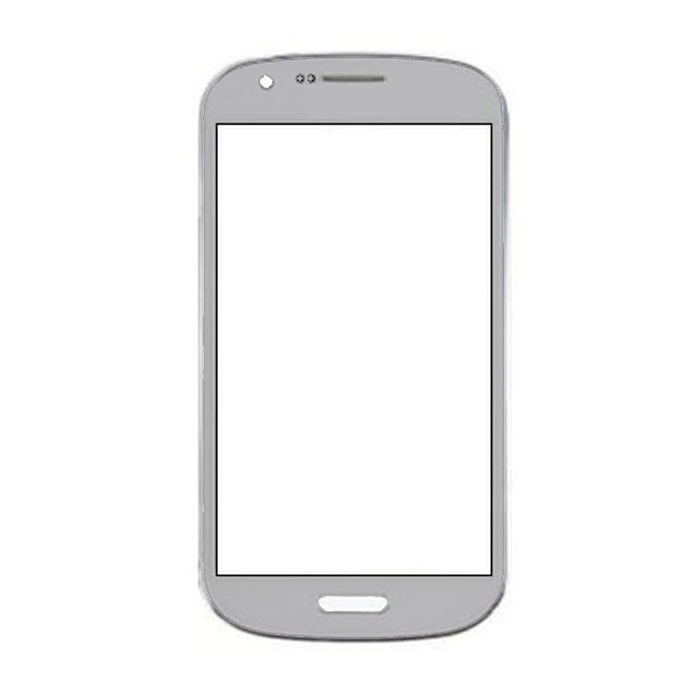 LCD Lens for Samsung Galaxy Express i8730 - Color:Gray