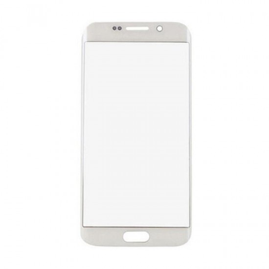 Τζαμάκι οθόνης Lens για Samsung Galaxy S6 Edge G925F - Χρώμα: Λευκό