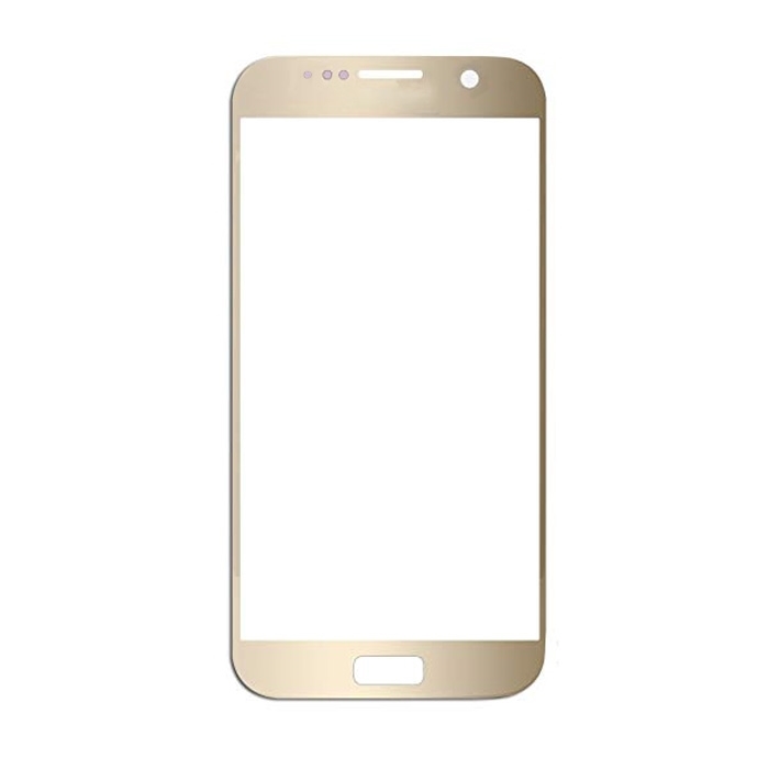 LCD Lens for Samsung Galaxy S7 G930F - Color: Gold