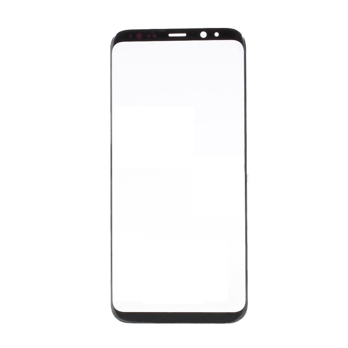 Lens Glass for Samsung Galaxy S8 Plus G955F wits OCA -Color: Black