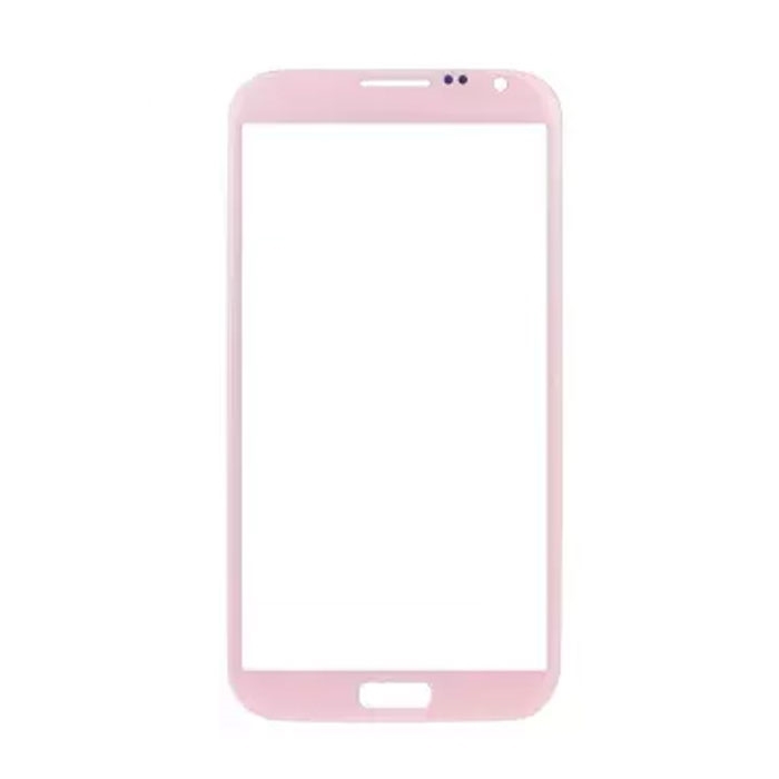 LCD Lens for Samsung Galaxy Note 2 N7100 - Color:Pink