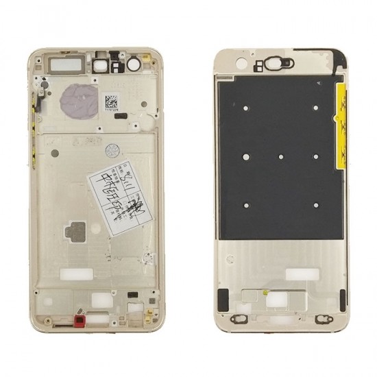 Μπροστινό Πλαίσιο Οθόνης LCD Front Frame για Huawei Honor 9 - Χρώμα: Χρυσό