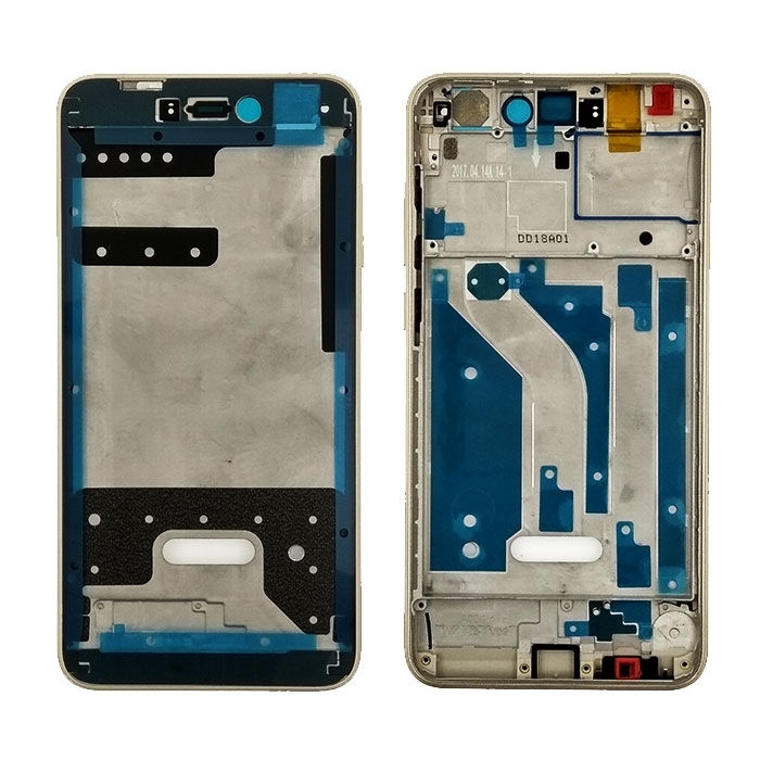 Front Frame LCD for Huawei P8 Lite 2017/P9 Lite 2017/Honor 8 Lite - Color: Gold