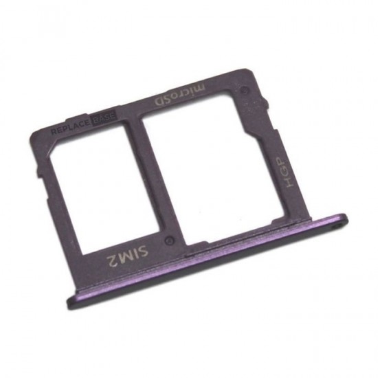 Υποδοχή Κάρτας Dual SIM και SD (SIM Tray) για Samsung Galaxy A6 Plus 2018 A605F - Χρώμα: Μωβ Υποδοχή Κάρτας Dual SIM και SD (SIM Tray) για Samsung Galaxy A6 Plus 2018 A605F - Χρώμα: Μωβ