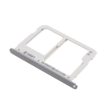 Dual SIM and SD Tray for Samsung Galaxy A3 2016 A310F / A5 2016 A510F / A7 2016 A710F - Color: Silver