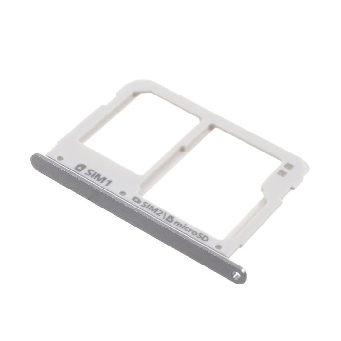 Dual SIM and SD Tray for Samsung Galaxy A3 2016 A310F / A5 2016 A510F / A7 2016 A710F - Color: Silver