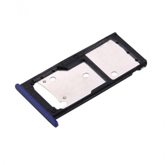 Υποδοχή Κάρτας Dual SIM και SD (SIM Tray) για Huawei Y7 2017/Nova Lite Plus - Χρώμα: Μπλε Υποδοχή Κάρτας Dual SIM και SD (SIM Tray) για Huawei Y7 2017/Nova Lite Plus - Χρώμα: Μπλε