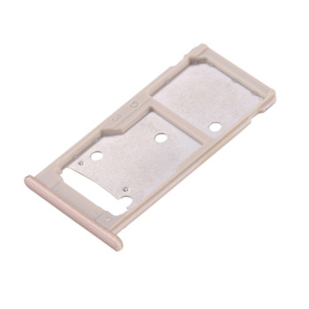 SIM Tray Dual SIM with SD for Huawei Y7 2017/Nova Lite Plus - Color: Gold
