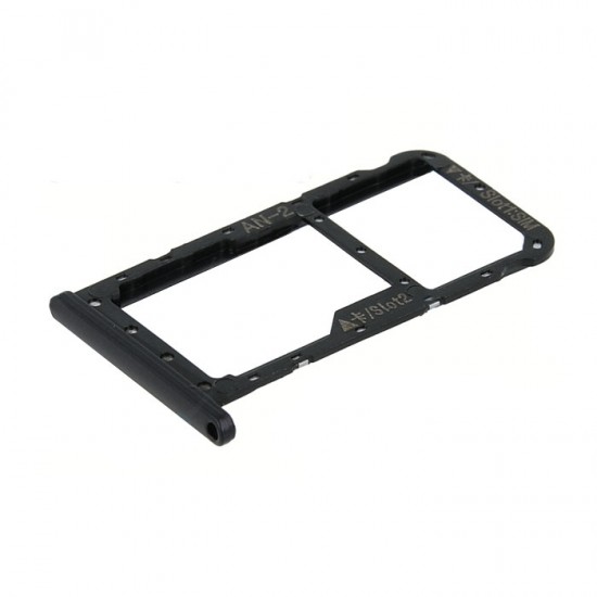 Υποδοχή Κάρτας Dual SIM και SD (SIM Tray) για Huawei P20 Lite - Χρώμα: Μαύρο Υποδοχή Κάρτας Dual SIM και SD (SIM Tray) για Huawei P20 Lite - Χρώμα: Μαύρο