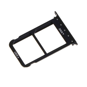 SIM Tray Dual SIM for Huawei P20 - Color: Black