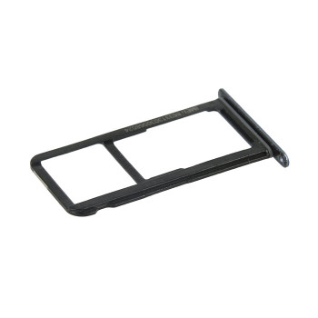 SIM Tray Dual SIM Tray and SD for Huawei P10 Lite - Color: Black