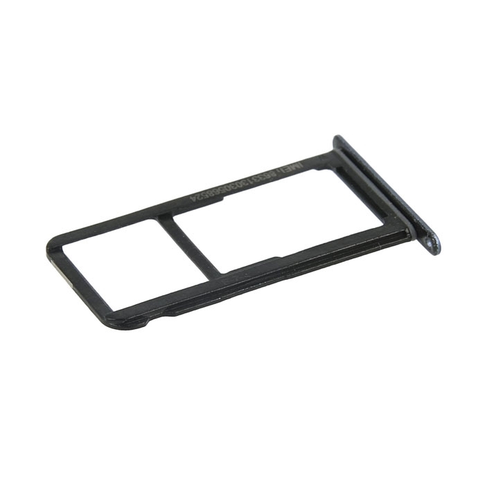 SIM Tray Dual SIM Tray and SD for Huawei P10 Lite - Color: Black