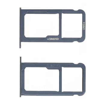 SIM Tray Dual SIM and SD for Huawei P10 - Color: Blue