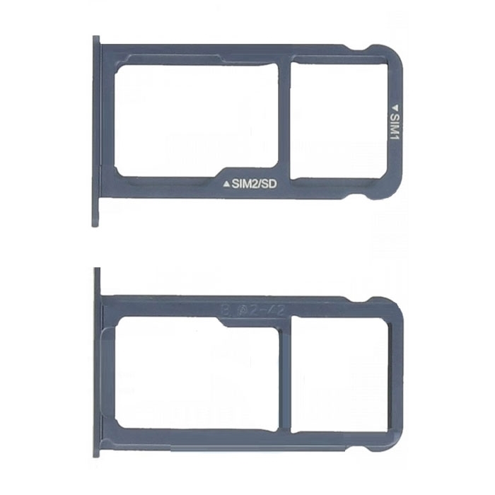 SIM Tray Dual SIM and SD for Huawei P10 - Color: Blue