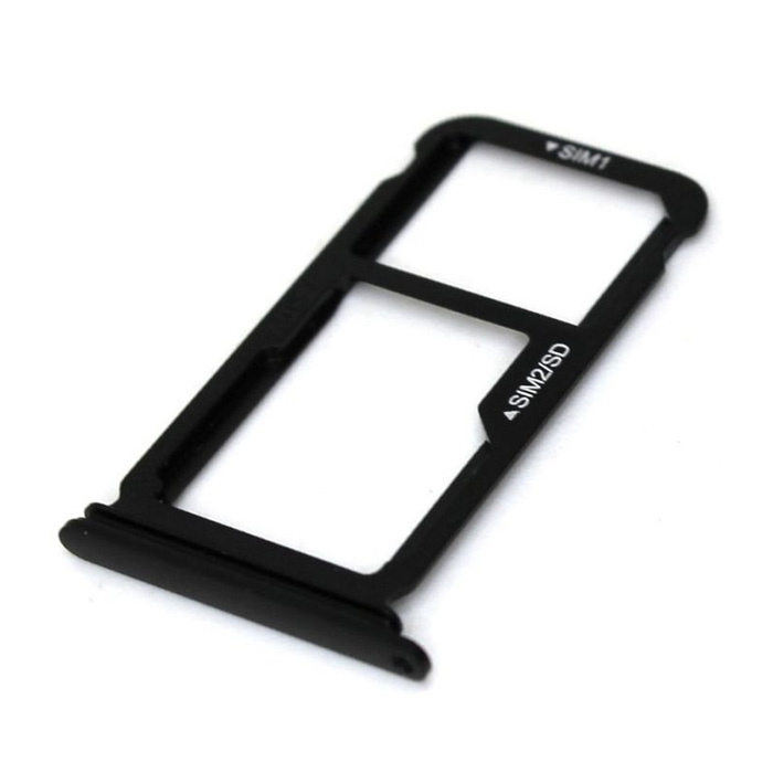 SIM Tray Dual SIM and SD for Huawei P10 - Color: Black
