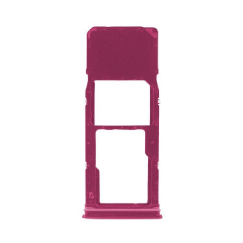 SIM Tray Single SIM and SD for Samsung Galaxy A9 2018 A920F - Color: Pink