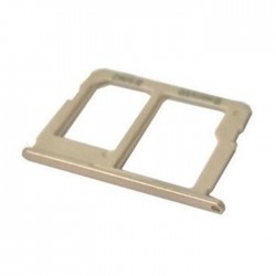 Υποδοχή Κάρτας SIM 2 και SD (SIM Tray) για Samsung Galaxy J7 Prime G610F - Χρώμα: Χρυσό